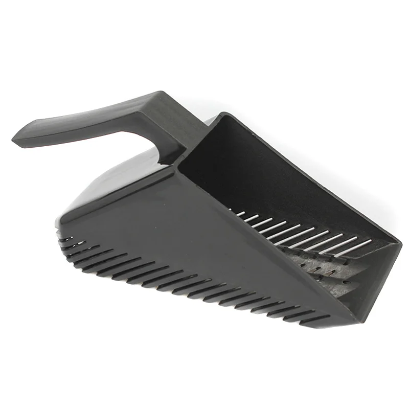Black Пластиковый песок палетта аквариум для рыб Raschietto Pulitore Della Ghiaia Pan Grit Лопата AIA99 - Цвет: Black