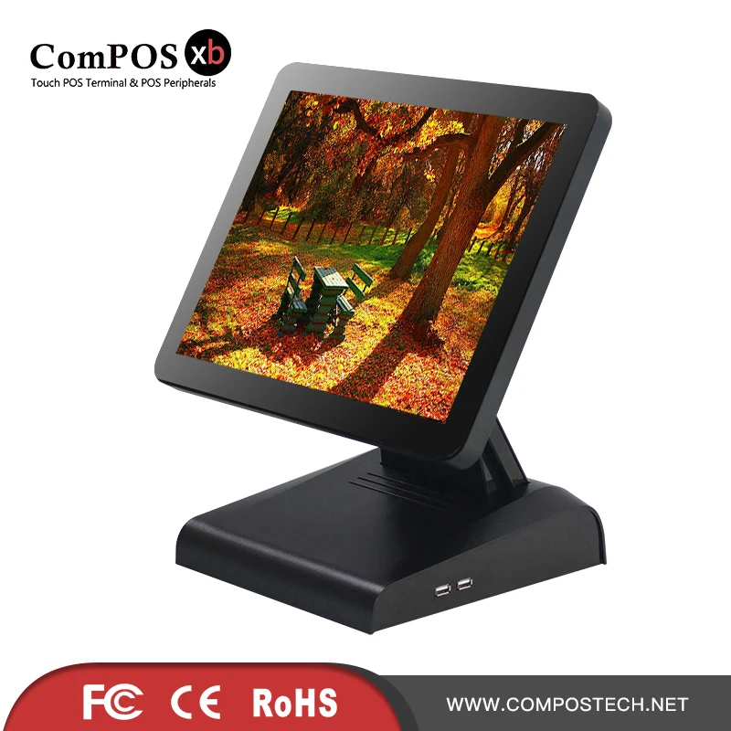 

Touch sensitive POS machine 15 inch capacitive touch screen POS system for restaurant