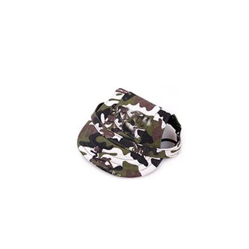 Camouflage Модная кепка для домашних животных бейсбольная кепка для собаки маленькая средняя собака кошка плюшевый короткий хвостый открытый дышащая шляпа от солнца Комфортные товары для домашних животных - Цвет: Camouflage