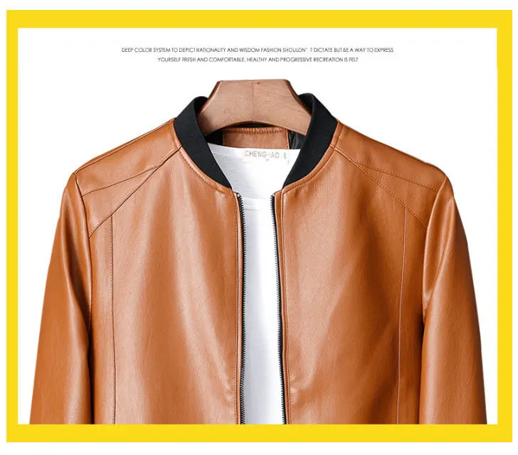 Тонкая куртка из искусственной кожи Блузон Cuir Moto Homme воротник-стойка ПУ пальто мужские повседневные байкерские куртки из мягкой искусственной кожи в стиле панк