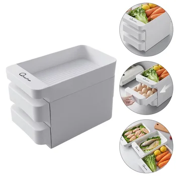 

1pc Three Layers Durable Lightweight Practical Convenient Egg Box Egg Crisper Home Restaurant Hotel