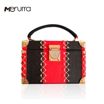 

Fashion Box Evening Bag Women Handbag Lock Flap Purse Original Designer Floral Lady Strap Shoulder Bags