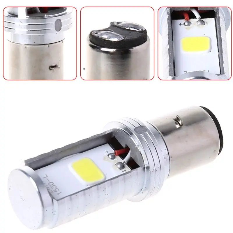 12w H6 Motorcycle Bulb Led Lamp Hi/lo Beam Headlight Front Light For