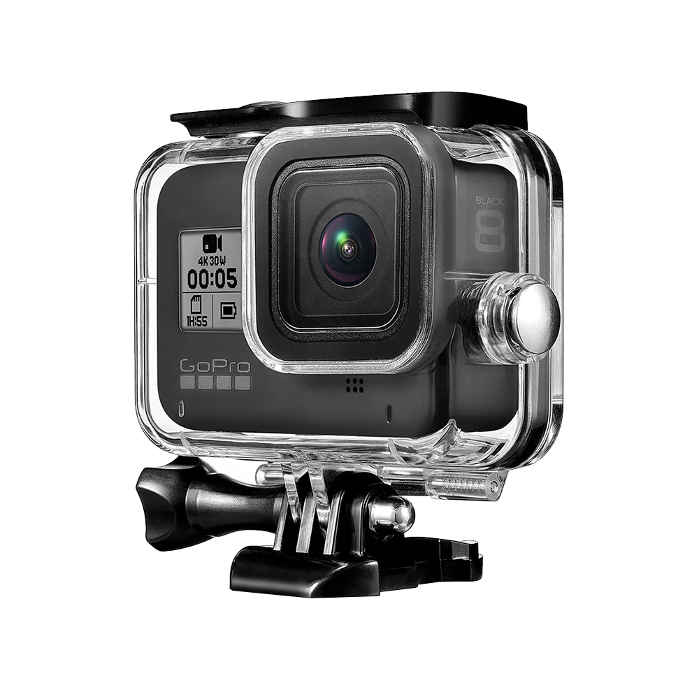Водонепроницаемый чехол для дайвинга, светофильтры для объектива GoPro Hero 8, защитная оболочка, защитная пленка, защита от запотевания, аксессуары для спортивной камеры