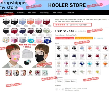 

Fast Delivery Child Outdoor Máscara facial Eyes Perspective with 2Filters Scarf School Accessories Easy To Clean 2020 Cubrebocas