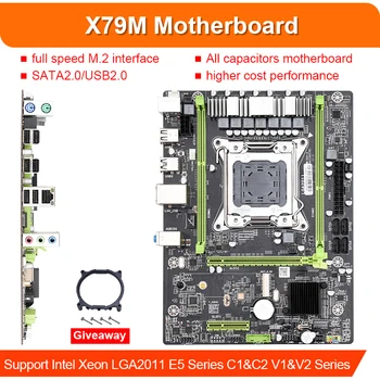 

Jingsha X79 M2 motherboard LGA2011 ATX USB2.0 SATA3 PCI-E NVME M.2 SSD support REG ECC memory and Xeon E5 processor