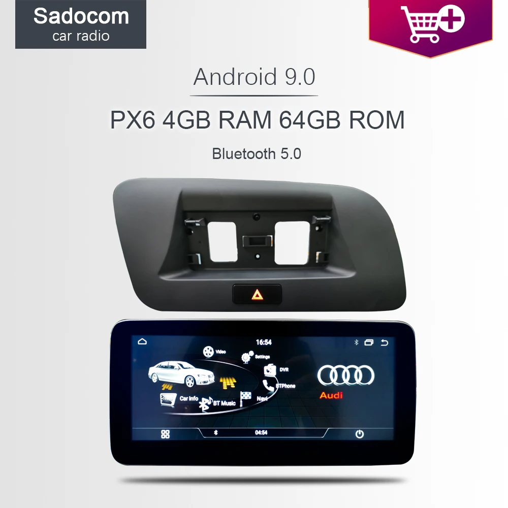 

720P PX6 10,25 "Android 11,0 для AUDI Q5 2012 - 2017 автомобильный DVD-плеер Bluetooth 5,0 автомобильное радио мультимедийная навигация GPS Авторадио
