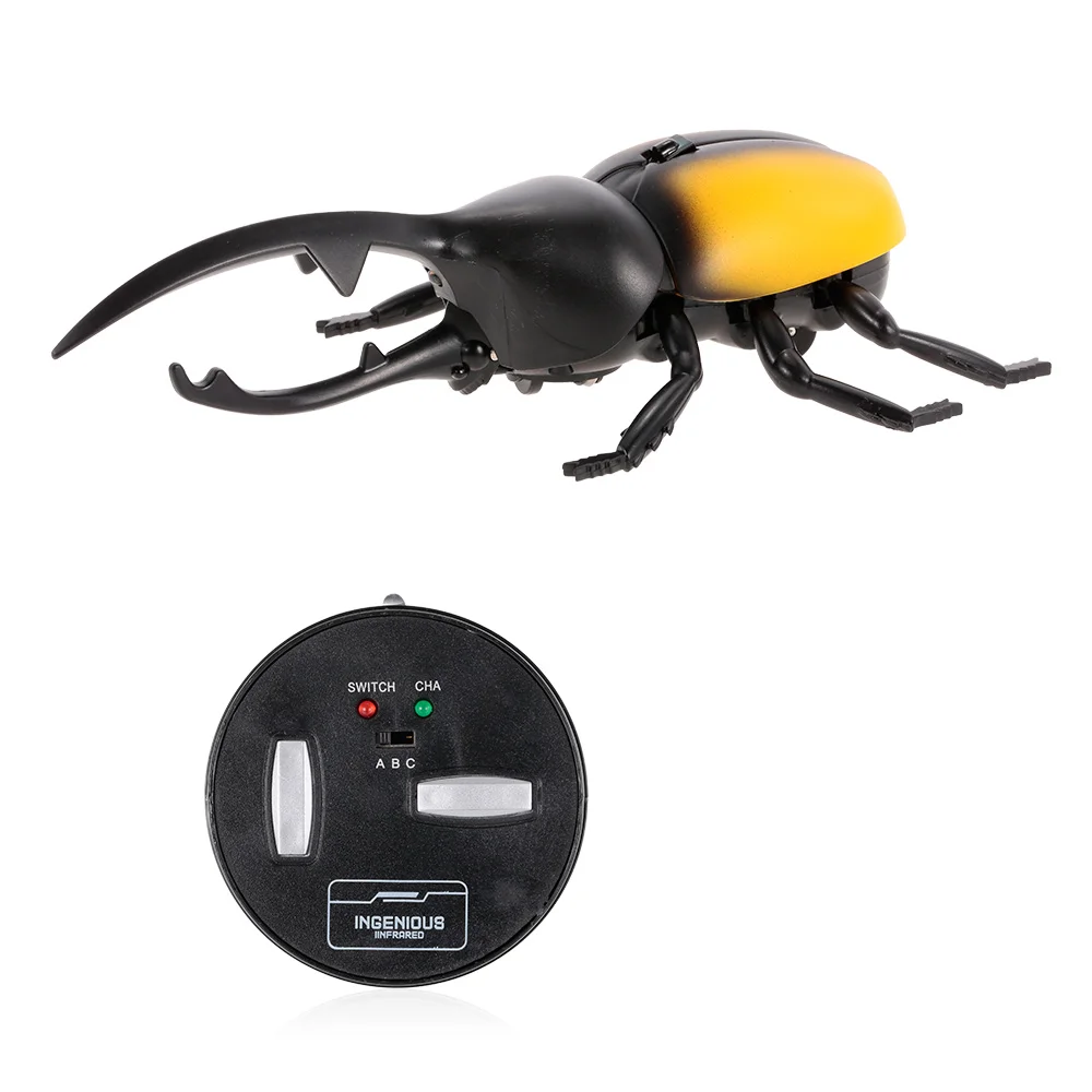 Инфракрасный пульт дистанционного управления моделирование Жук Насекомое игрушка мини RC животное детская игрушка мальчик подарок