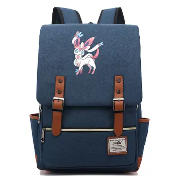 

Cartoon Anime Anime Pocket Monsters Squirtle Buckle Children School bag Teenagers Student Schoolbags Women Bagpack Men Backpack
