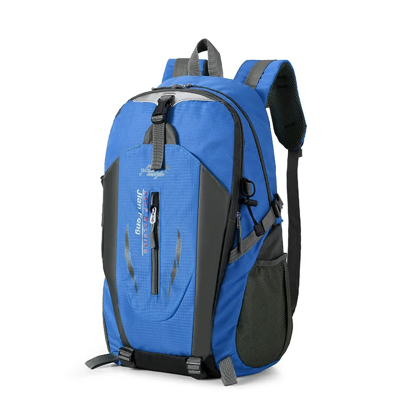 Blue-40L Уличный спортивный рюкзак, дорожная сумка, Большая вместительная сумка для мужчин и женщин, походный рюкзак для кемпинга, сумка для альпинизма, 100л - Цвет: Blue-40L