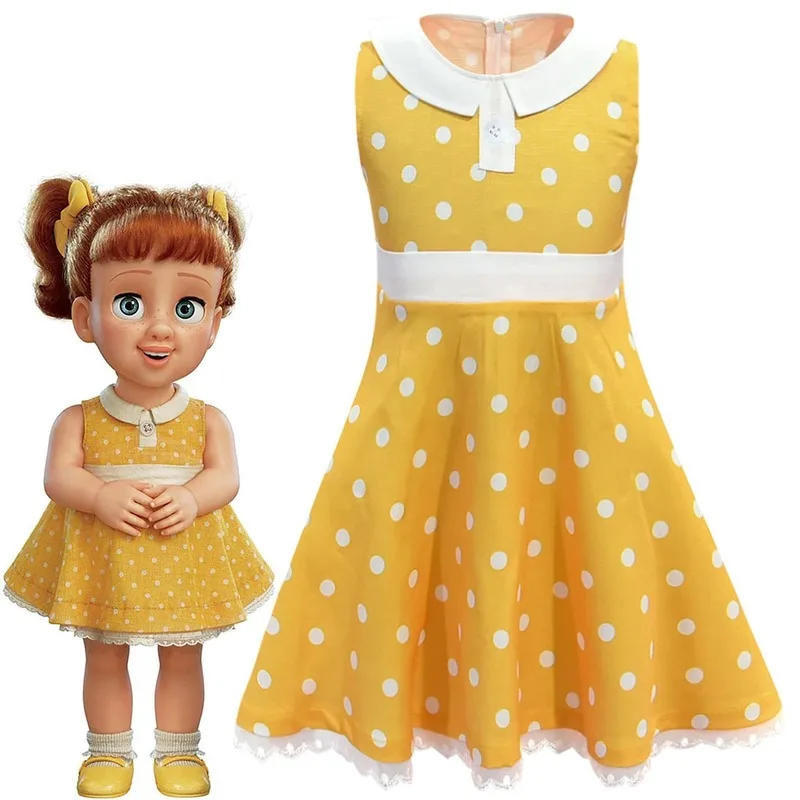 Kids Movie Toy Story 4 Summer Gaby doll Girl Dress Kids Clothes Toddler Baby Clothing Jessie Cowgirl Cosplay Costume Fancy Dress