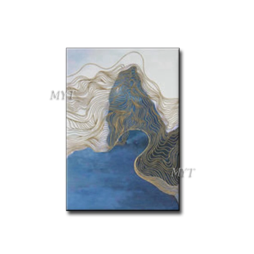 no frame painting MYT бескаркасные 2 шт. ручная работа картина маслом настенные картины холст искусство Декор картина маслом на холсте для домашнего декора без рамы - Цвет: no frame painting
