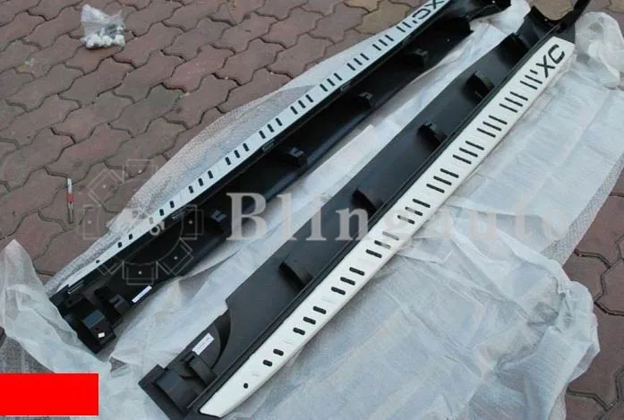 Боковой Шаг подходит для V olvo XC60 2009-2012 2 шт. Левая Правая Беговая доска боковые шаги nerf бар автомобиля педаль боковые лестницы