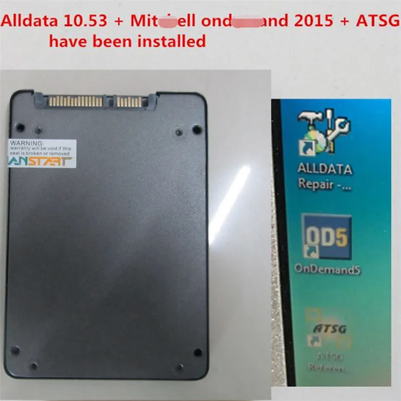 Alldata Авто Ремонт программного обеспечения в D630 ноутбук для Alldata 10,53+ Mitchell ondemand+ ATSG 2012 программное обеспечение 1 ТБ SSD Лучшая цена