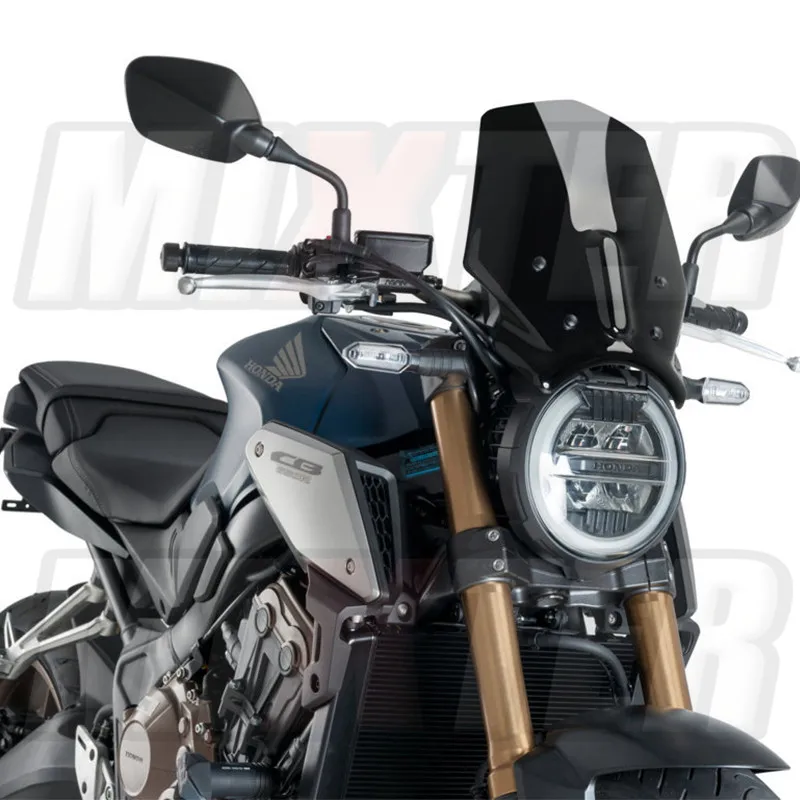 Для HONDA CB650R NEO Sports Cafe CB 650 R CB-650R 19' мотоцикл кафе двигатель лобового стекла дефлектор ветрового стекла козырек Визер