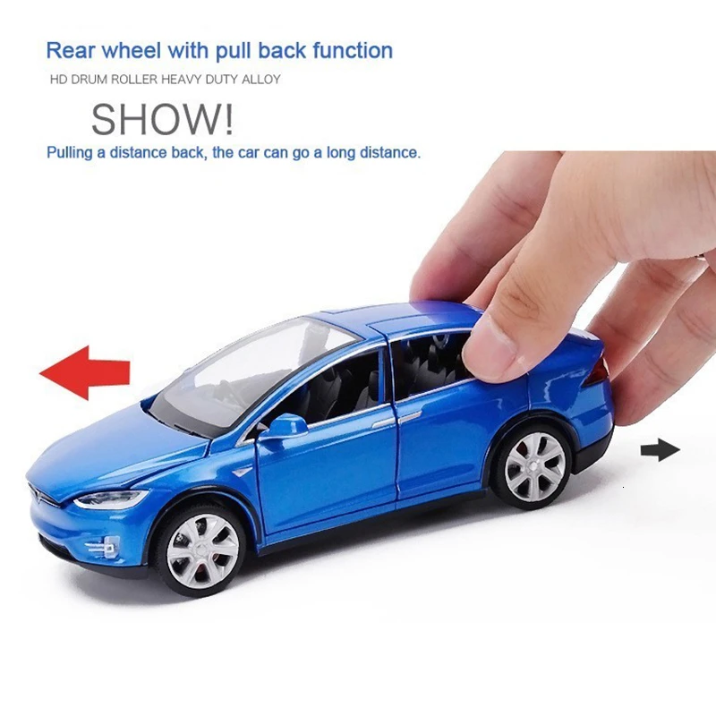 Goede 1 32 Model X90 Alloy Diecasts Model Auto Met Licht Simulatie Metalen Voertuigen Auto Pull Back 6 Deuren Geopend Speelgoed Voor kinderen Gift