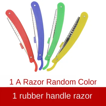 

Manual Shaver Barber Shop Razor Feather Blade Eyebrow Trimmer Razor Shaver Antique Black Folding Shaving Knife G0216