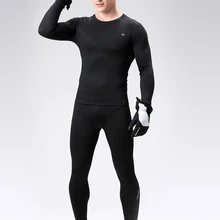 Мужской зимний лыжный термобелье набор теплый длинный рукав Топ и нижняя часть наборы для внутреннего/наружного зимнего отдыха-Ультра мягкий