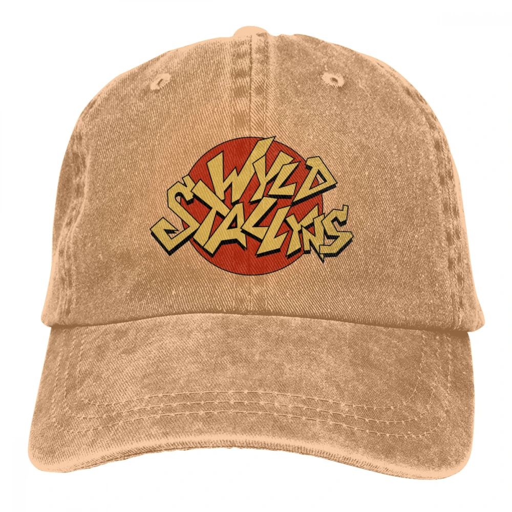 WYLD Stallyns Casquette черные унисекс Мужские Женские джинсовые бейсболка с ремешком кепки Регулируемая шляпа для гольфа папа - Цвет: Хаки