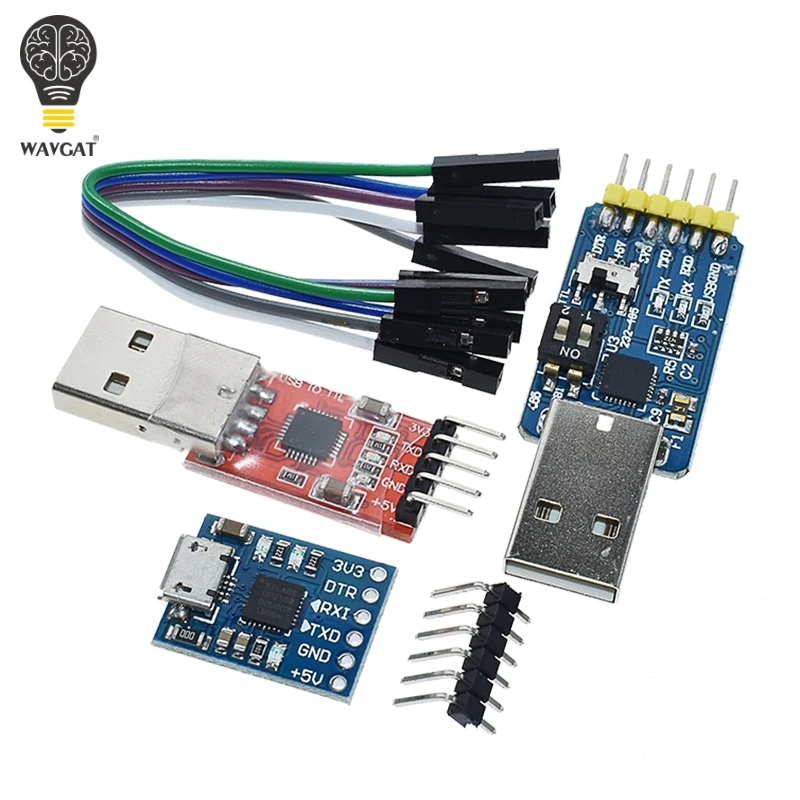 CP2102 USB 2,0 UART TTL 5PIN Соединительный модуль последовательный преобразователь STC заменить FT232 CH340 PL2303