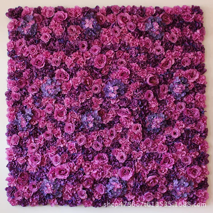 60X40CM Artificial Silk Rose Flower Wall Wedding Christmas Decoration Decorative Silk Hydrangea Wedding Decoration Backdrop