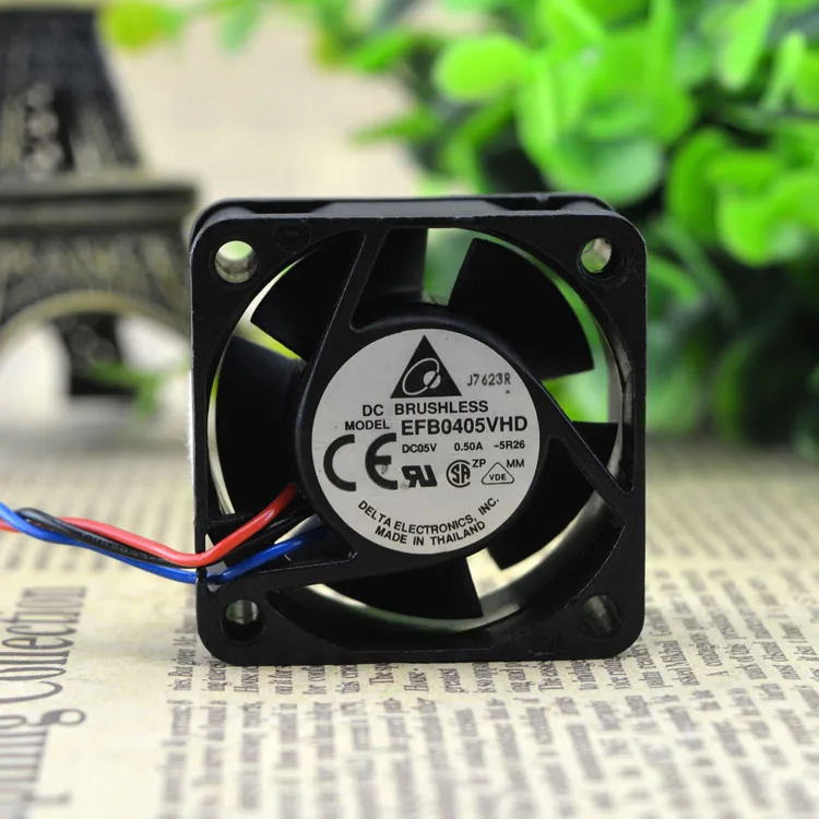 EFB0405VHD 4020 4 см 5V 0.50A 3 провода защиты электродвигателя Вентилятор охлаждения