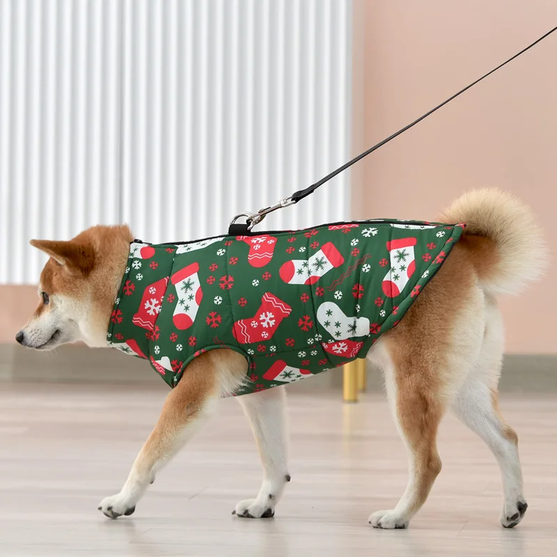 Dog Clothes Winter Pet Dog Jacket Coat Waterproof Christmas Puppy Clothing Small Medium Large Pug Chihuahua Ropa Para Perros