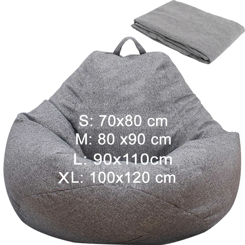 2 шт. ленивый BeanBag чехлы для диванов+ внутренняя подкладка бархатный шезлонг кресло мешок пуф слоеного дивана татами гостиной