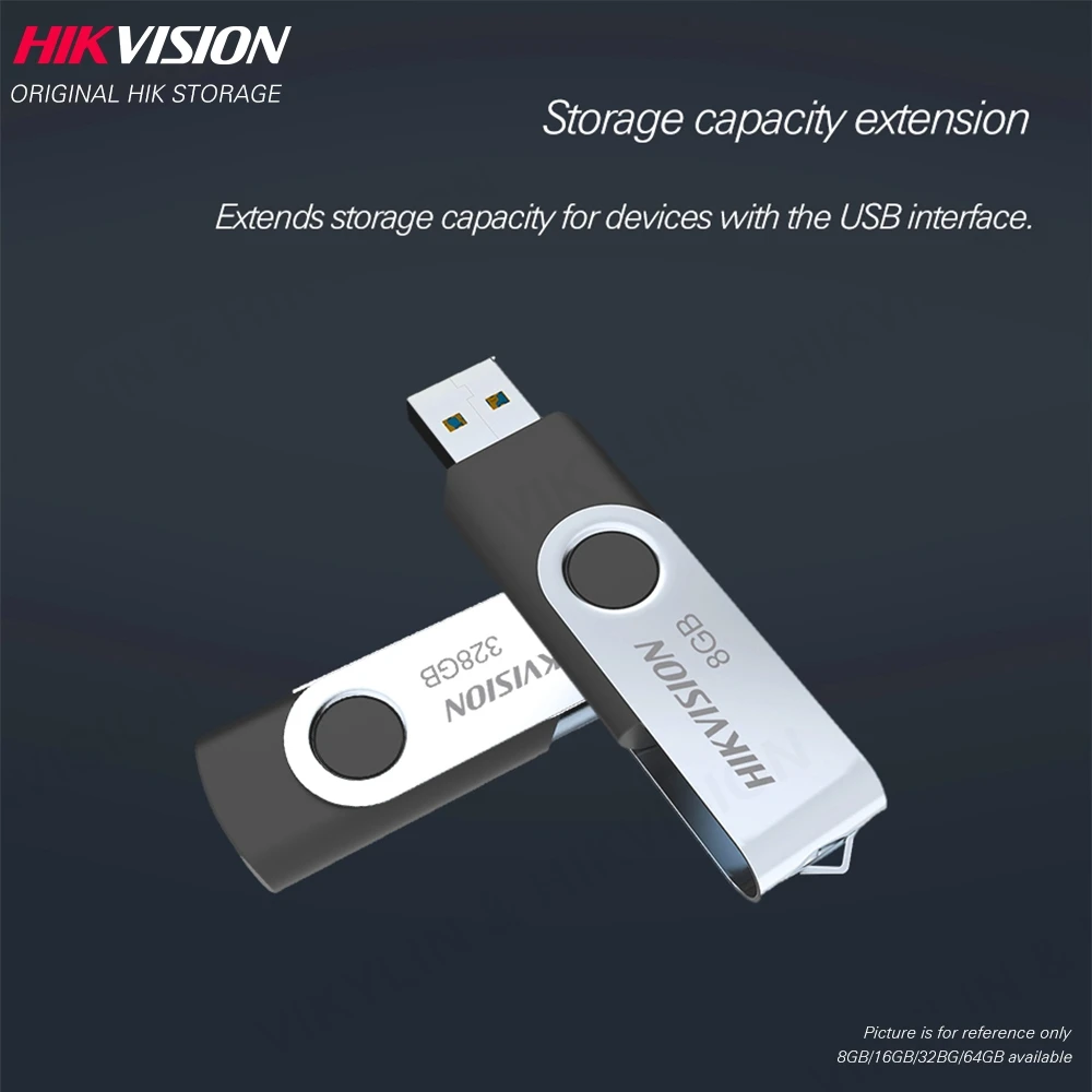 Hikvision оригинальный USB флеш накопитель 8 ГБ 16 32 64 Гб мини USB2.0 USB3.0 Флешка карта памяти