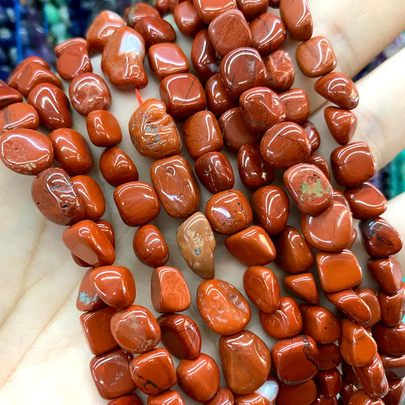 8-12 мм натуральные Агаты гранат Амазонит жады аметисты Выгравированные бусины для самостоятельного изготовления ювелирных изделий браслет ожерелье - Цвет: red jasper