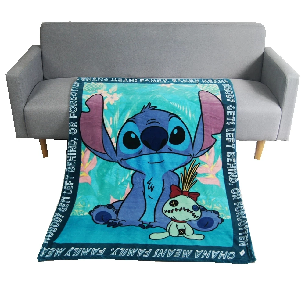 Одеяло с 3D принтом Disney Lilo & Stitch плед Thows дорожное постельное белье бархатное
