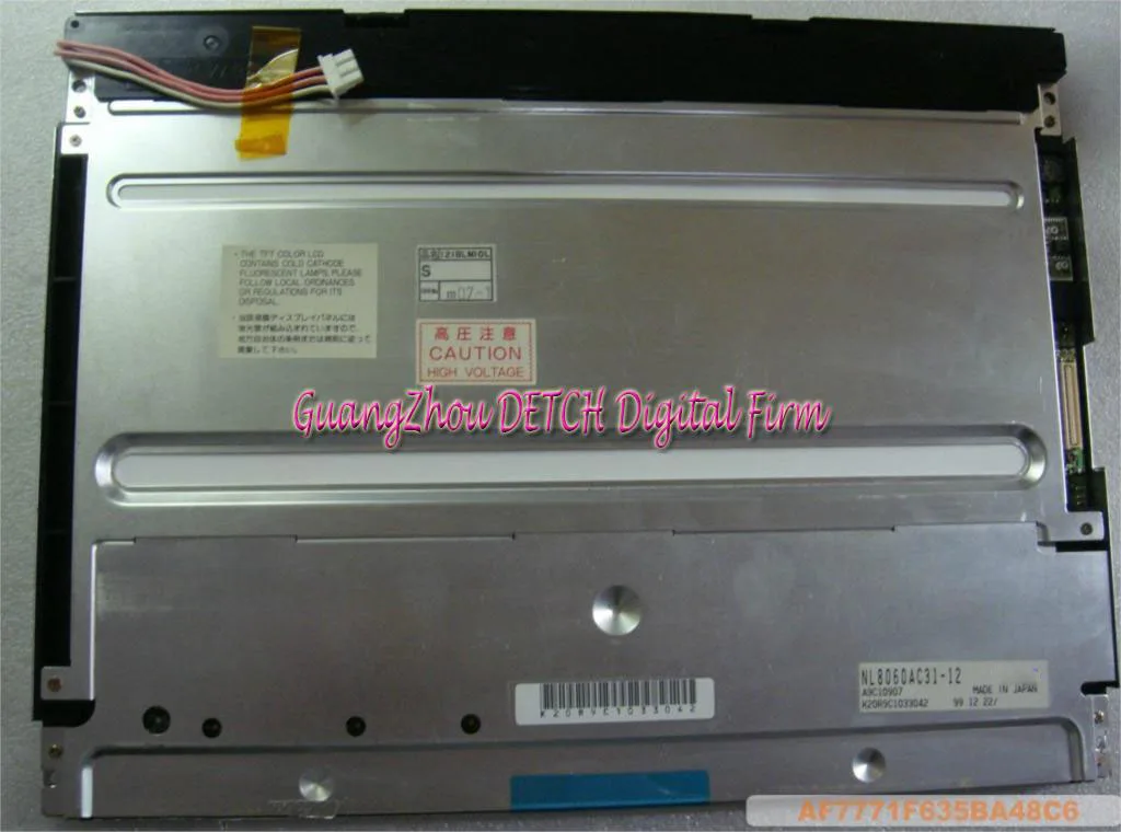 

Industrial display LCD screen 12.1-inch NL8060AC31-12 LCD screen