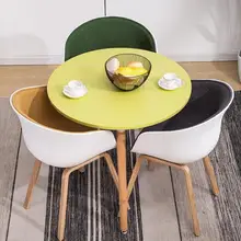 Магазин фабрики обеденный стул нордическая твердая древесина простое переговорное кресло 4S магазин чистая красная спинка стула