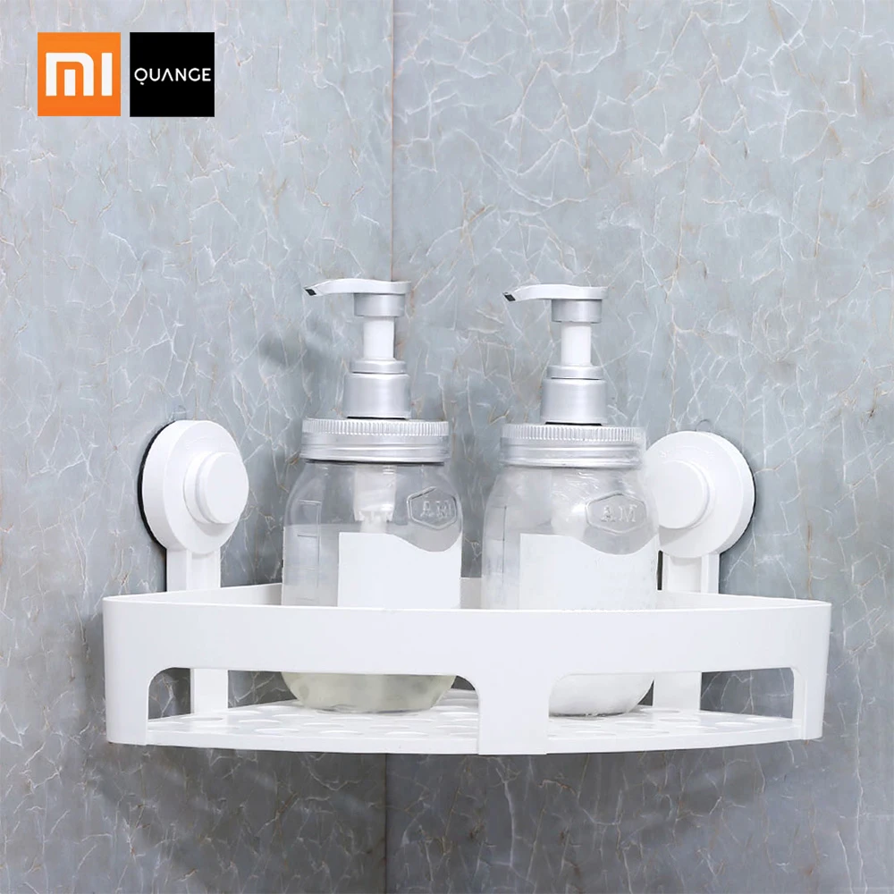 Xiaomi Quange аксессуары для ванной комнаты, угловая полка для ванной комнаты, крепления для ванной комнаты, кованая железная стойка для хранения, кухонный штатив