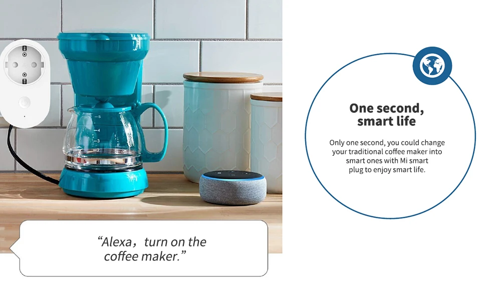 Xiaomi Mijia EU умная розетка WiFi Пульт дистанционного управления переключатель времени интеллектуальная память энергосберегающая работает с Google assistant Alexa