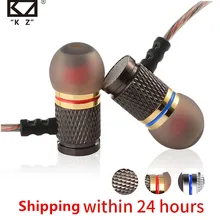 KZ ЭД специальное издание позолоченный 3.5 мм стерео наушники затычки для телефона с микрофоном для музыки в москве