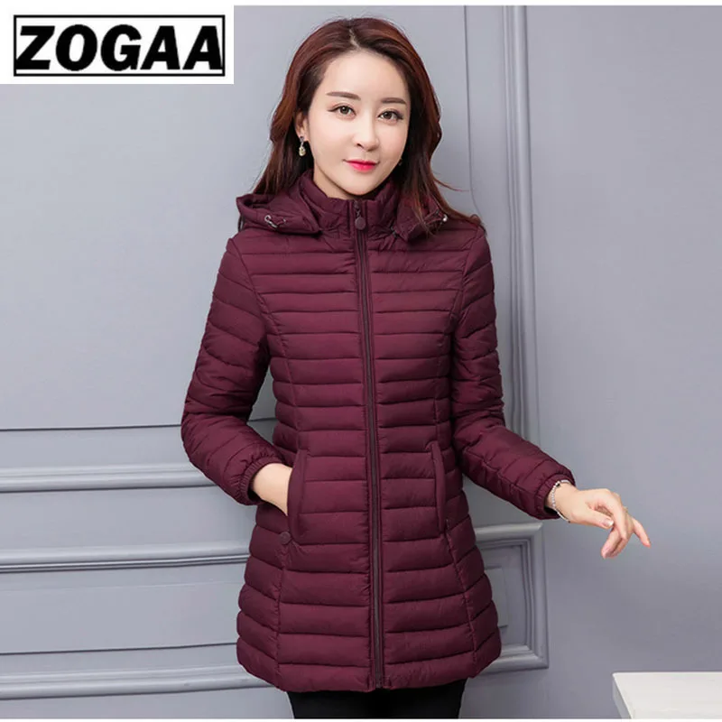 Goede ZOGAA winterjas vrouwen parka Grote maat Thicken warm Hooded lange Slanke Down katoenen jas jas vrouwen Uitloper Parka 5XL 6XL