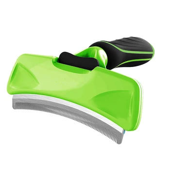 

New 1pc Pet Stainless Steel Dog Pet brush Grooming Brush Dog Shedding Tools Pet Grooming Self Cleaning Slicker Brush for Dog Pet