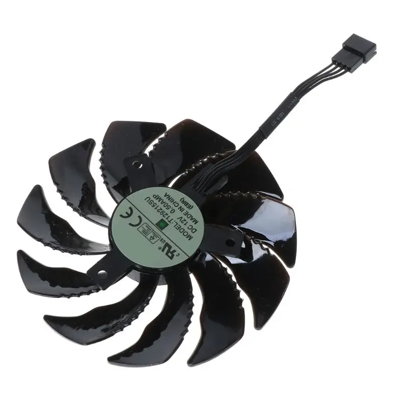 T129215SU 85 мм вентилятор охлаждения кулер для Gigabyte Geforce GTX 1050 1050TI 1060 1070