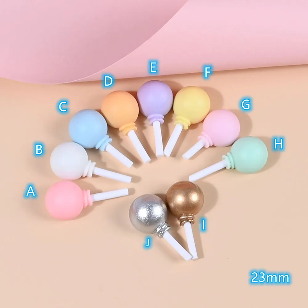 

cute pastel Balloon Resin Cabochons 20pcs Resins Cabochon Flatback crapbook Kawaii DIY Embellishments Accessories