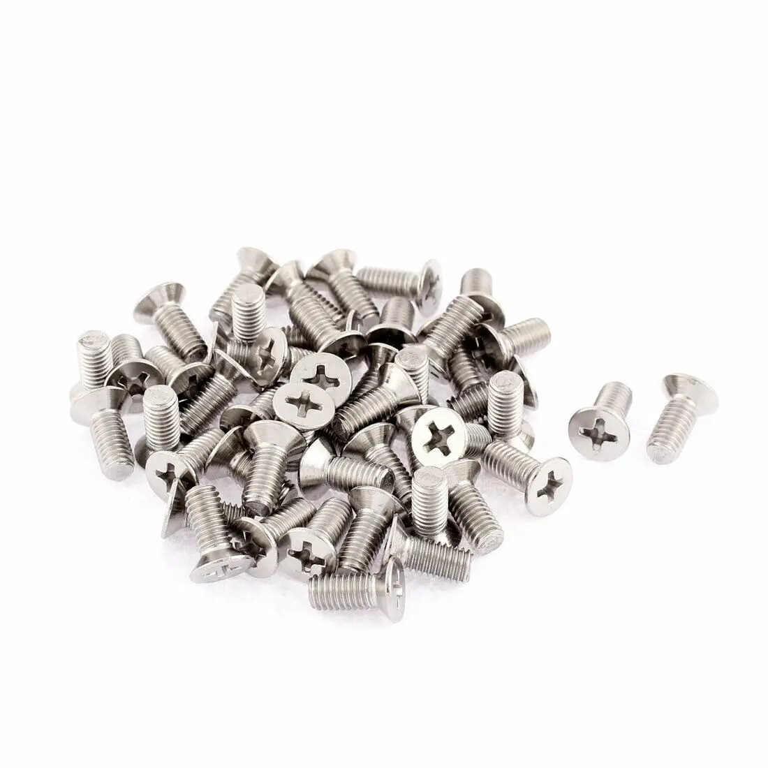 

M5 x 12mm Phillips Socket Stainless Steel Countersunk Bolts Screws 50 Pcs