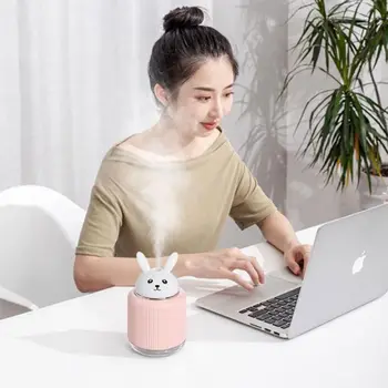 

Bunny Air Humidifier Aroma Essential Oil Diffuser USB Fogger Mist Maker with LED