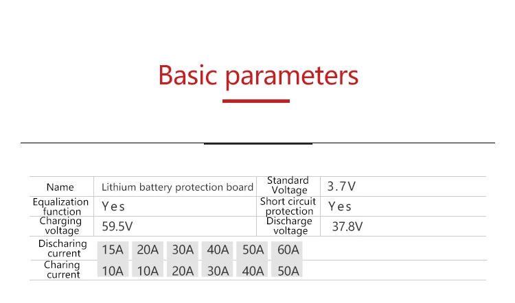 Литий-ионная батарея 3,7 V 14S 48V 20A 30A 40A 60A 18650 PCM плата защиты батареи BMS PCM с балансным литий-ионным модулем литиевой батареи