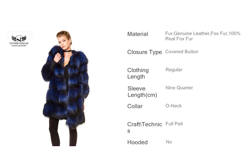 Tatyna Furclub, высокое качество, новинка, плотное, 90 см, теплое меховое пальто, настоящее, мех серебристой лисы, пальто, зимнее, натуральное, Лисий мех, куртка, женская верхняя одежда