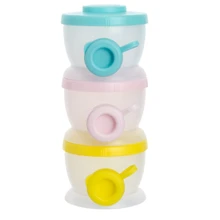 Съемный 3 Слои коробка для сухого молока для малышей широкие Ёмкость герметичный Портативный Миксер для сухого молока ящик для хранения