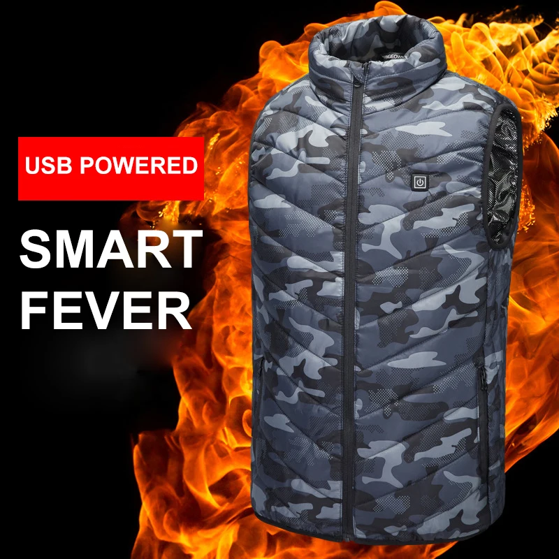 PARATAGO Heated Vest Hunting Usb Heater Graphene Heating Clothing Heat
