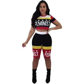 

Summer Autumn Women Two Piece Set Top and Pants Plus Size Tracksuit Sweatsuit Outfit Letter Print Active Sets