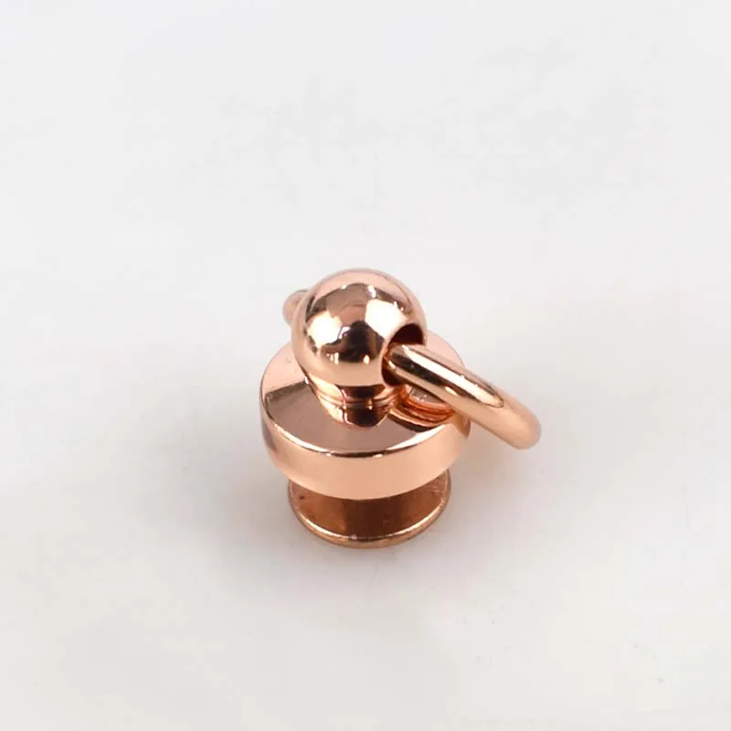 rosegold 10/20 штук Meetee металлический Ривет деним пряжки поворотный винт кнопки шпильки, сумка на цепочке, вешалка кожаная фурнитура Аксессуары F3-17 - Цвет: rosegold