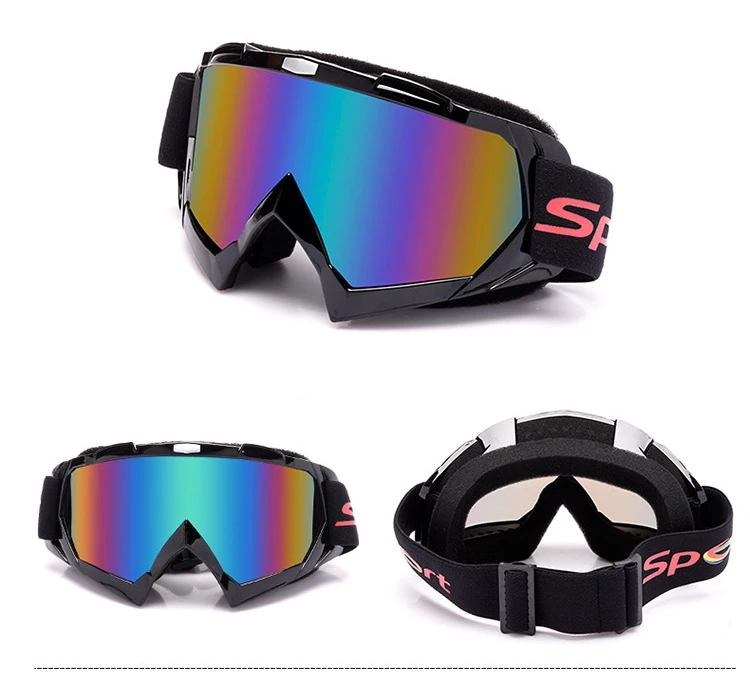 MX очки для мотокросса, очки для горнолыжного спуска ATV DH MTB Gafas Cross Goggle, мотоциклетные очки, очки для велосипеда - Цвет: C
