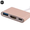 USB C HUB to HDMI Adapter For Macbook Pro/Air Thunderbolt 3 USB Type C Hub to HDMI 4K USB 3.0 Port USB-C Power Delivery ► Photo 3/6